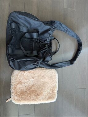 Oak and Fort Gym  Bag +  H&M Beige Faux-Fur laptop bundle
